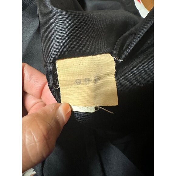 AVANT GARDE Vintage Black Leather Blazer Jacket 70s 80s USA Women Small - Picture 11 of 13